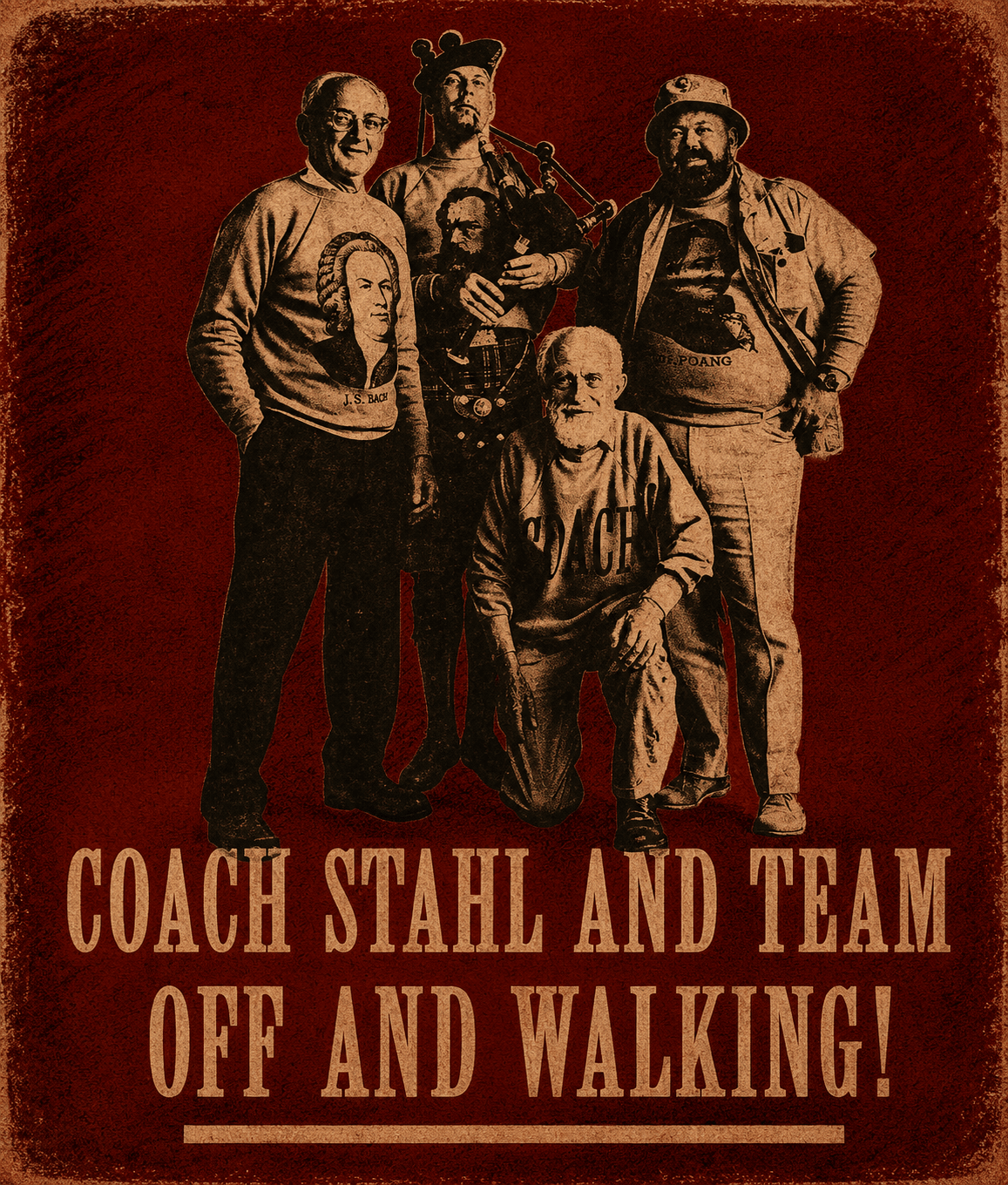 Coach Stahl And His Team