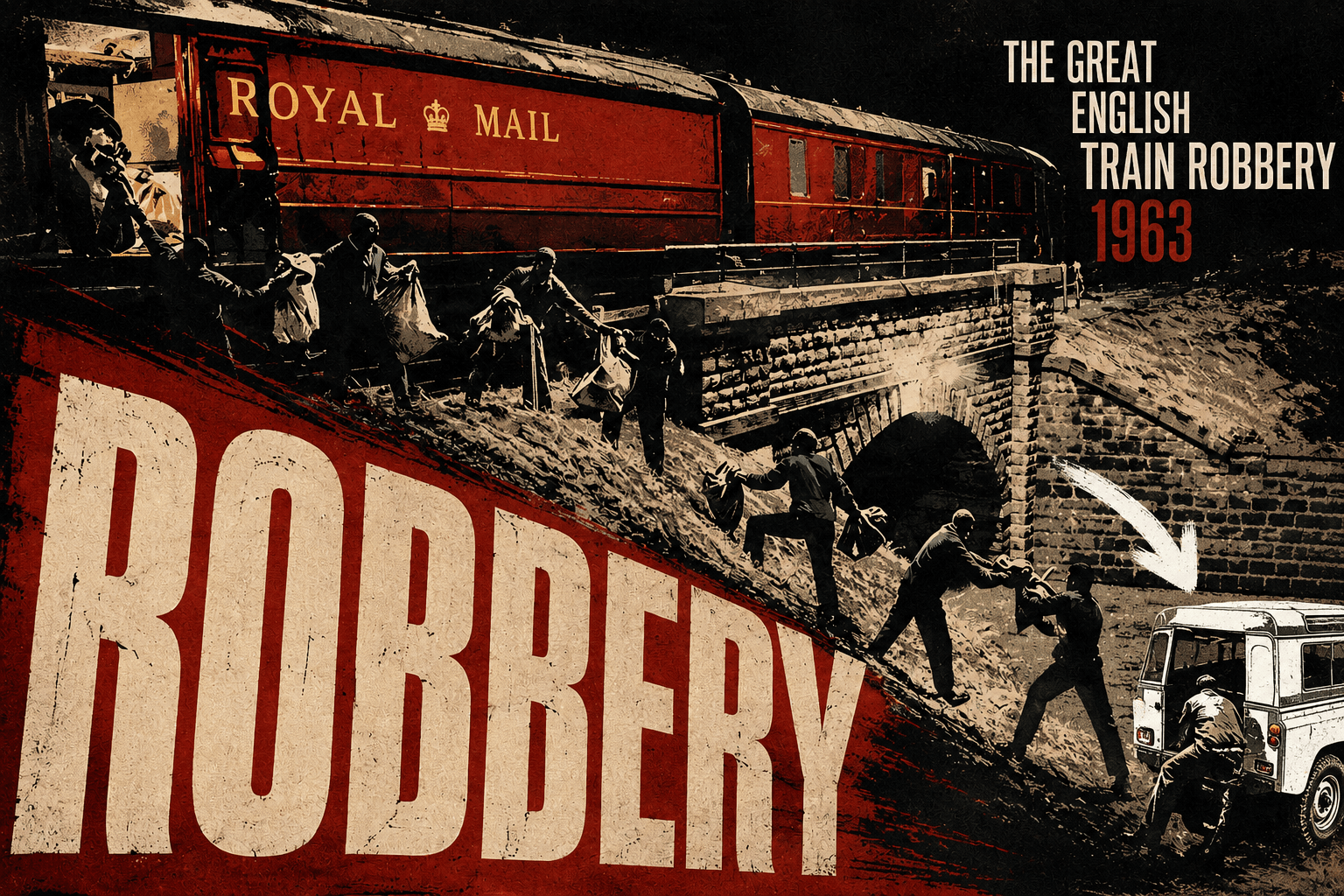 Great Train Robbery Illustration